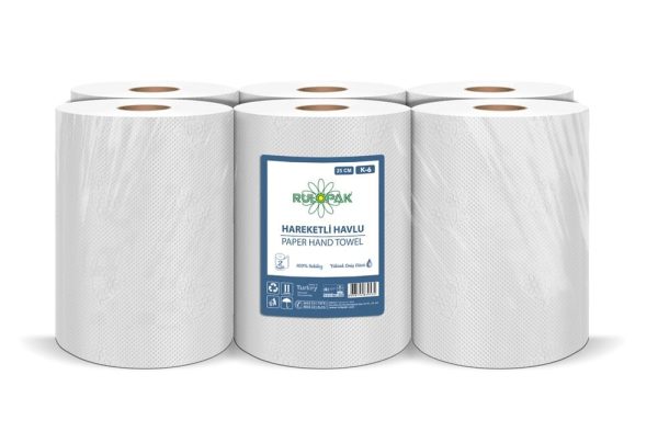 Hareketli Havlu 25 Cm 85 Mt 6'Lı Paket 6 Kg