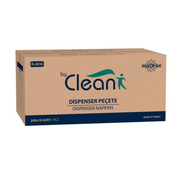 By Clean Dispenser Peçete 200 Yaprak 18'Li Pake